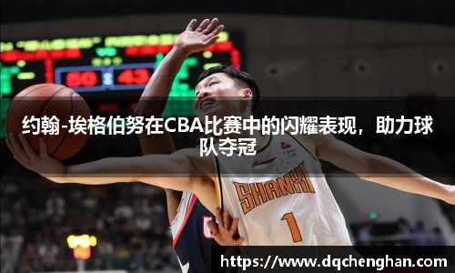 约翰-埃格伯努在CBA比赛中的闪耀表现，助力球队夺冠