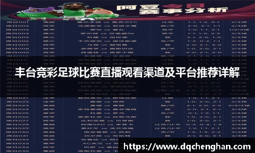 丰台竞彩足球比赛直播观看渠道及平台推荐详解